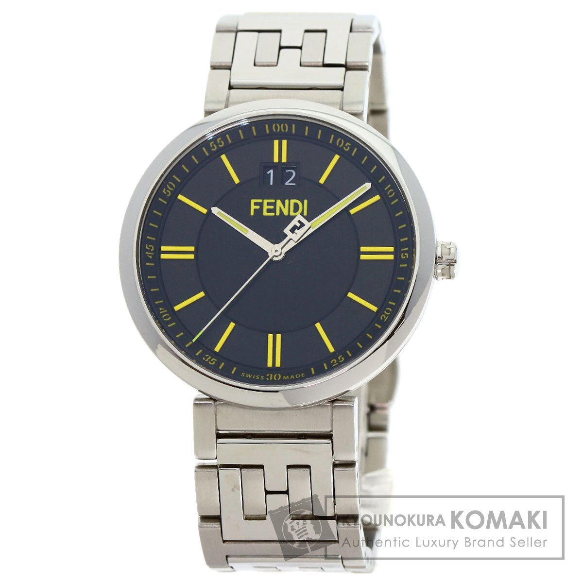 FENDI フェンディ フォーエバー デイト 腕時計 SS メンズ 中古