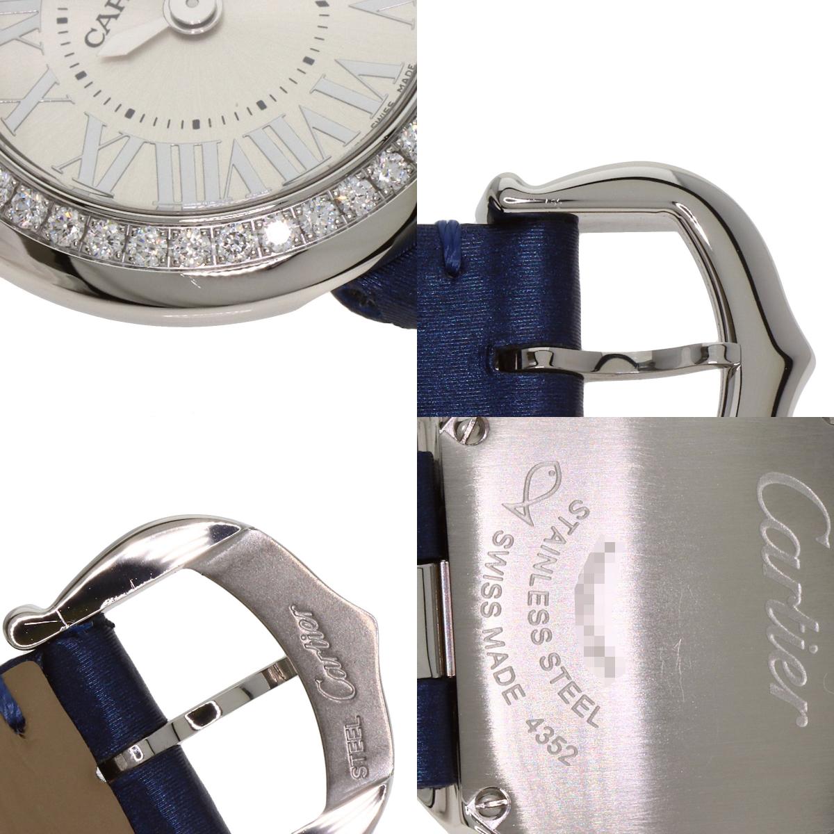 CARTIER カルティエ W4BL0002 バロンブラン 26mm 腕時計 SS レディース 中古