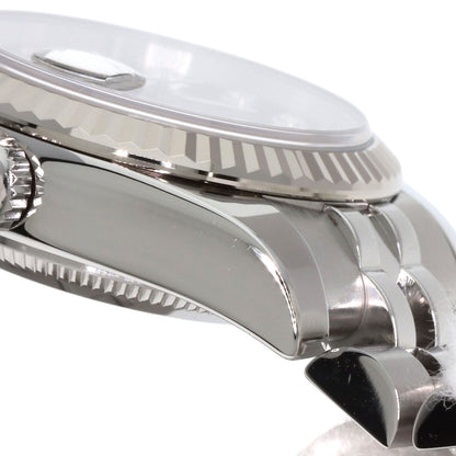 ROLEX ロレックス 179174G デイトジャスト 10P ダイヤモンド 腕時計 SS レディース 中古
