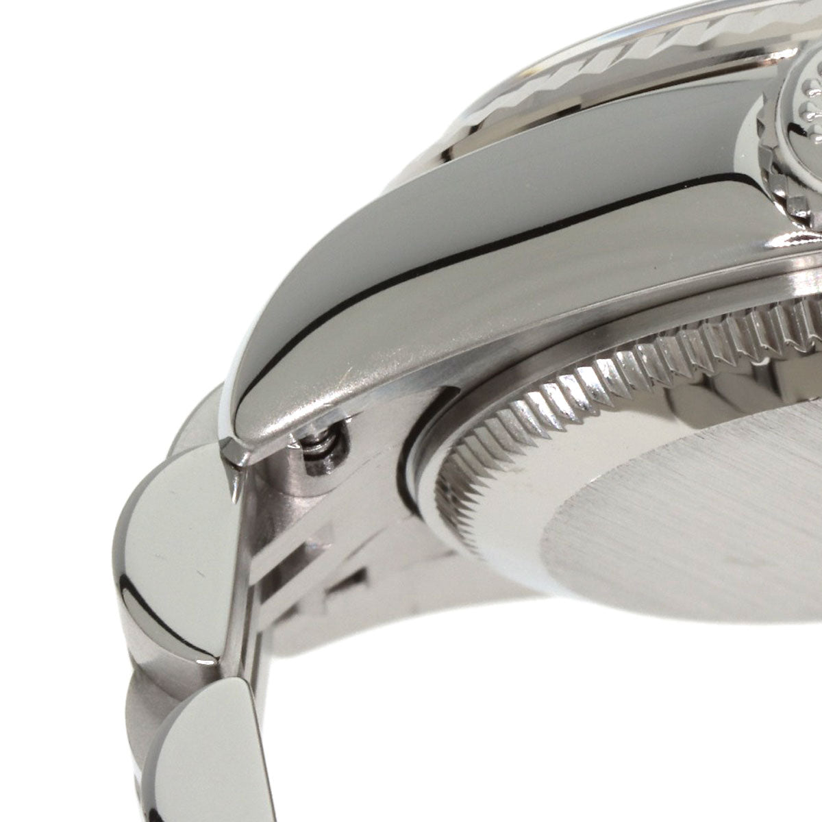 ROLEX ロレックス 179174G デイトジャスト 10P ダイヤモンド 腕時計 SS レディース 中古