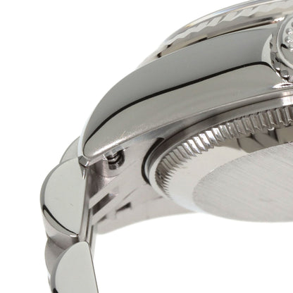 ROLEX ロレックス 179174G デイトジャスト 10P ダイヤモンド 腕時計 SS レディース 中古