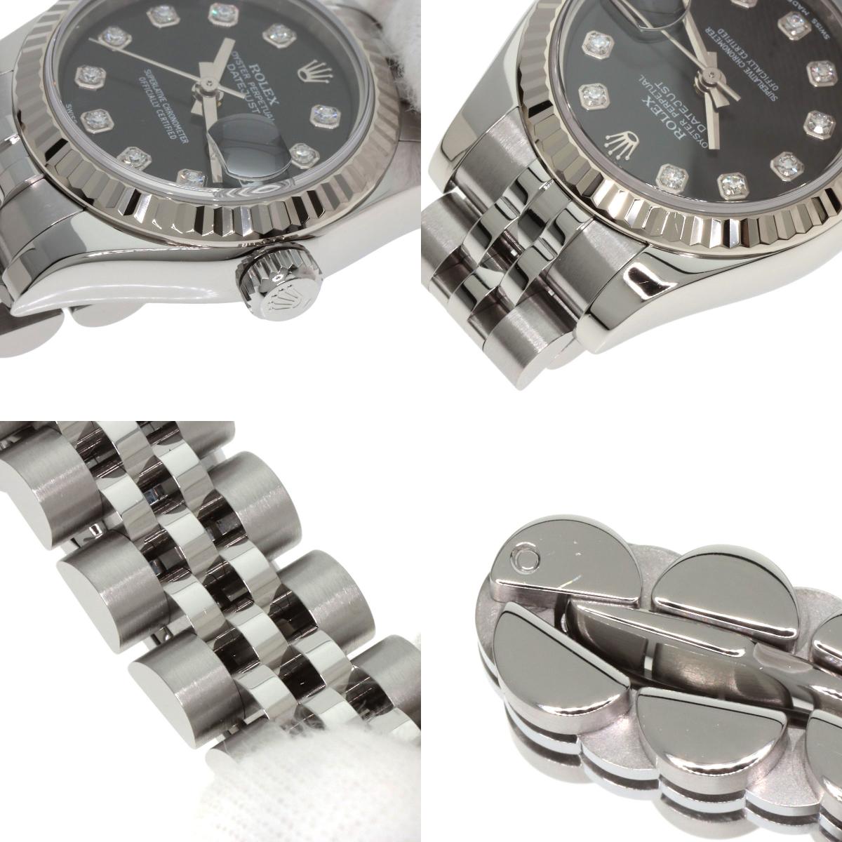 ロレックス 179174G デイトジャスト 10P ダイヤモンド 腕時計 中古 商品画像18