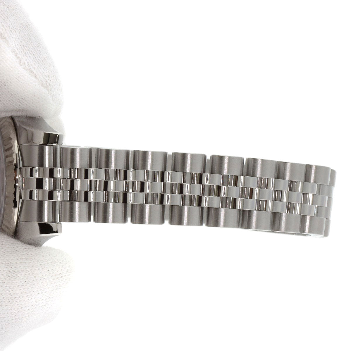 ROLEX ロレックス 179174G デイトジャスト 10P ダイヤモンド 腕時計 SS レディース 中古