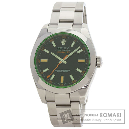 ROLEX ロレックス 116400GV ミルガウス 腕時計 SS メンズ 中古