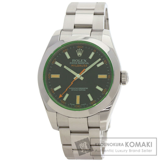 ROLEX ロレックス 116400GV ミルガウス 腕時計 SS メンズ 中古