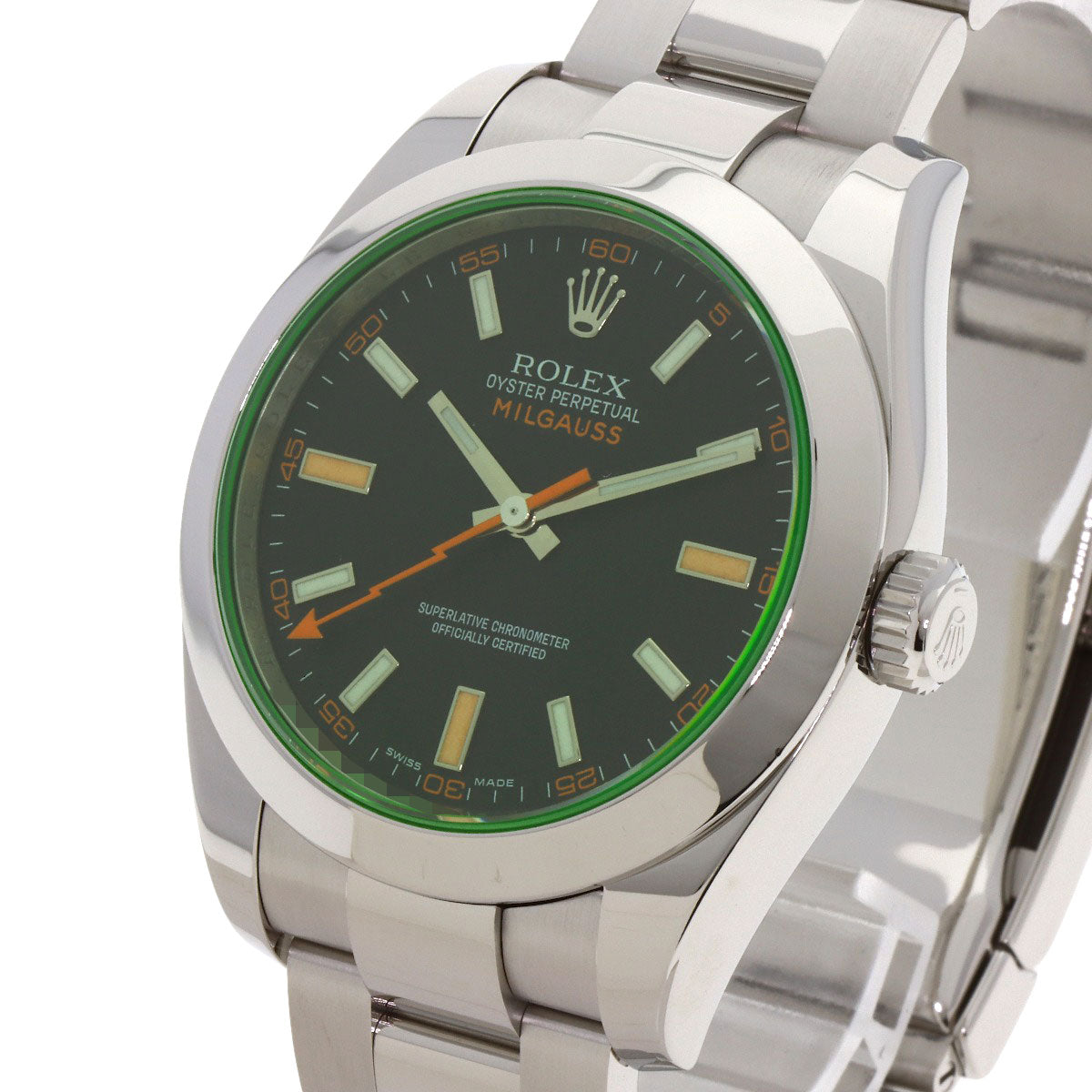 ROLEX ロレックス 116400GV ミルガウス 腕時計 SS メンズ 中古