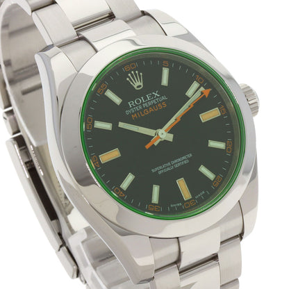ROLEX ロレックス 116400GV ミルガウス 腕時計 SS メンズ 中古