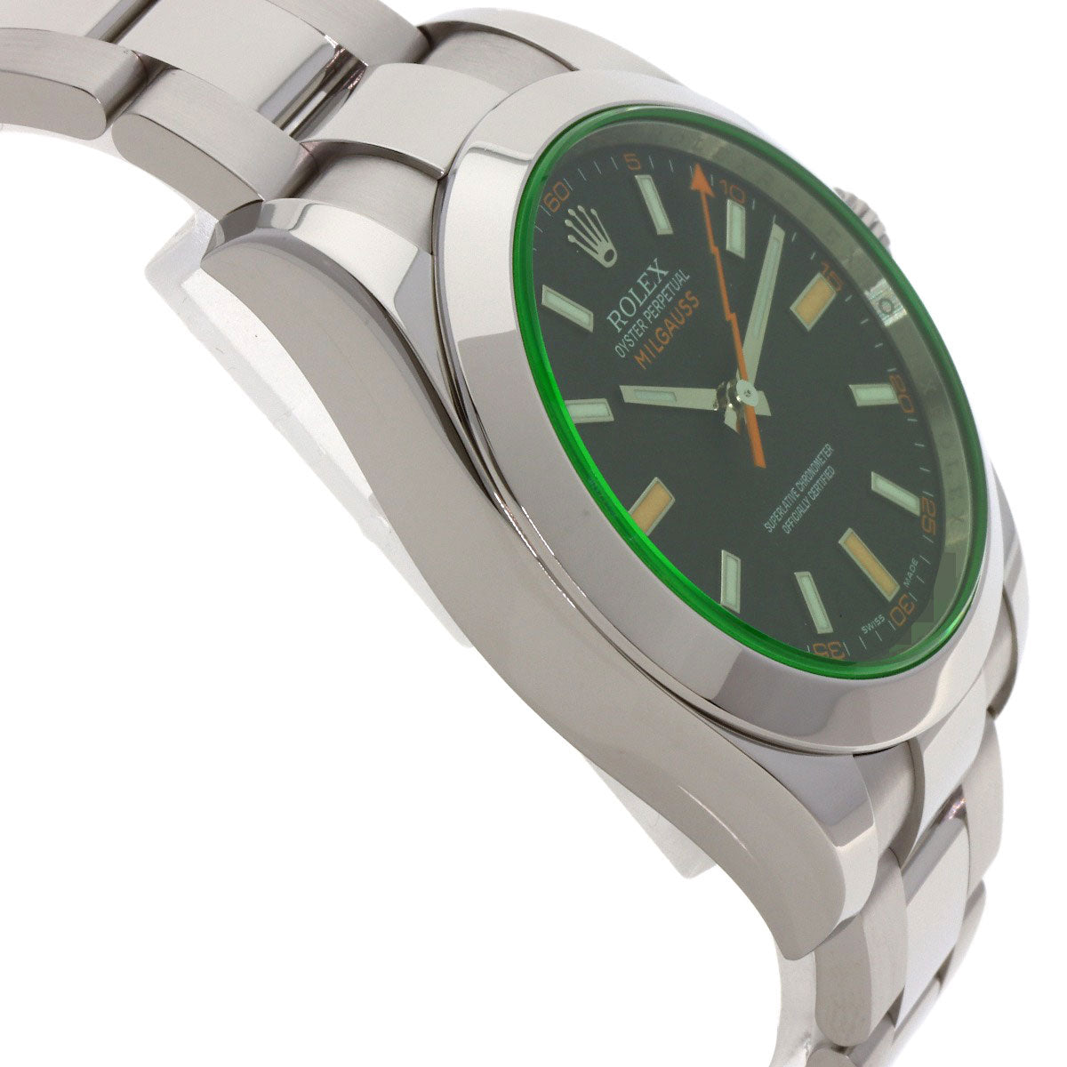 ROLEX ロレックス 116400GV ミルガウス 腕時計 SS メンズ 中古