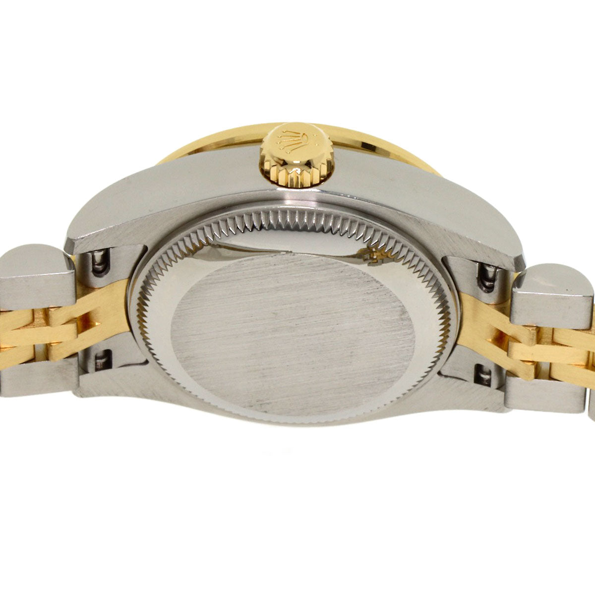 ROLEX ロレックス 179383G デイトジャスト ベゼル 10P ダイヤモンド 腕時計 SS レディース 中古