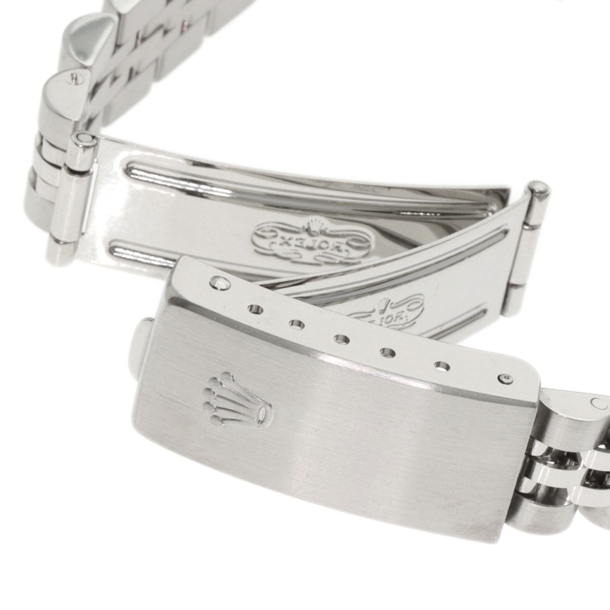 ROLEX ロレックス 79174G デイトジャスト 10P ダイヤモンド 腕時計 SS レディース 中古