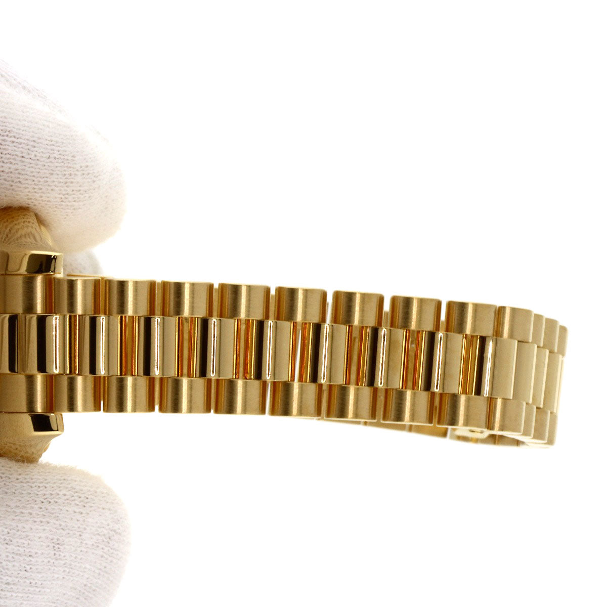 ROLEX ロレックス 179138G デイトジャスト 10P ベゼルダイヤモンド 腕時計 K18YG レディース 中古