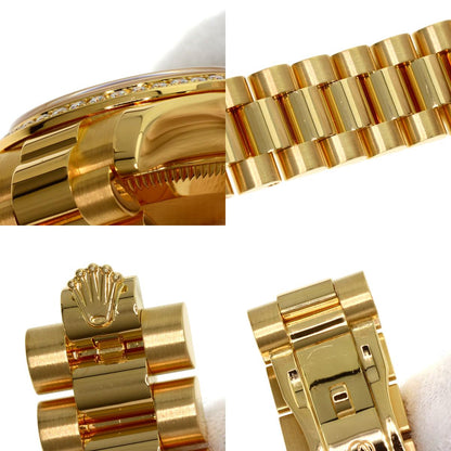 ROLEX ロレックス 179138G デイトジャスト 10P ベゼルダイヤモンド 腕時計 K18YG レディース 中古