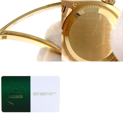 ROLEX ロレックス 179138G デイトジャスト 10P ベゼルダイヤモンド 腕時計 K18YG レディース 中古