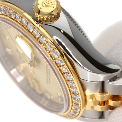 ROLEX ロレックス 279383RBR デイトジャスト スター IX ベゼルダイヤモンド 腕時計 SS レディース 中古