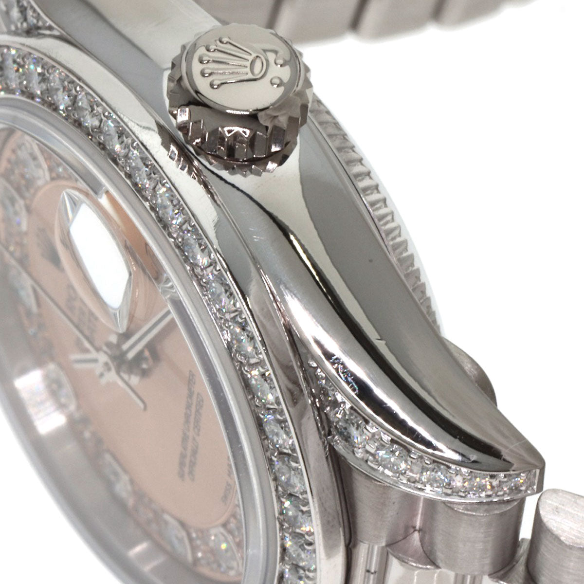 ROLEX ロレックス 69159 デイトジャスト ダイヤモンド 腕時計 K18WG レディース 中古