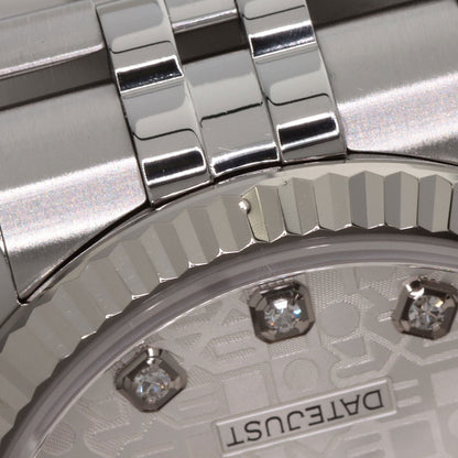 ROLEX ロレックス 116234G デイトジャスト 10P ダイヤモンド 腕時計 SS メンズ 中古