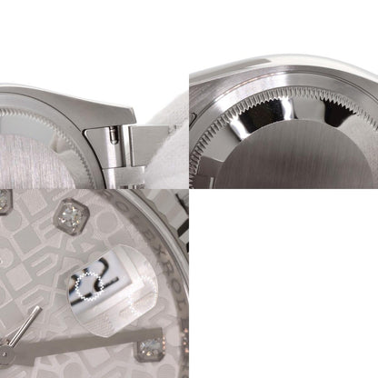 ROLEX ロレックス 116234G デイトジャスト 10P ダイヤモンド 腕時計 SS メンズ 中古