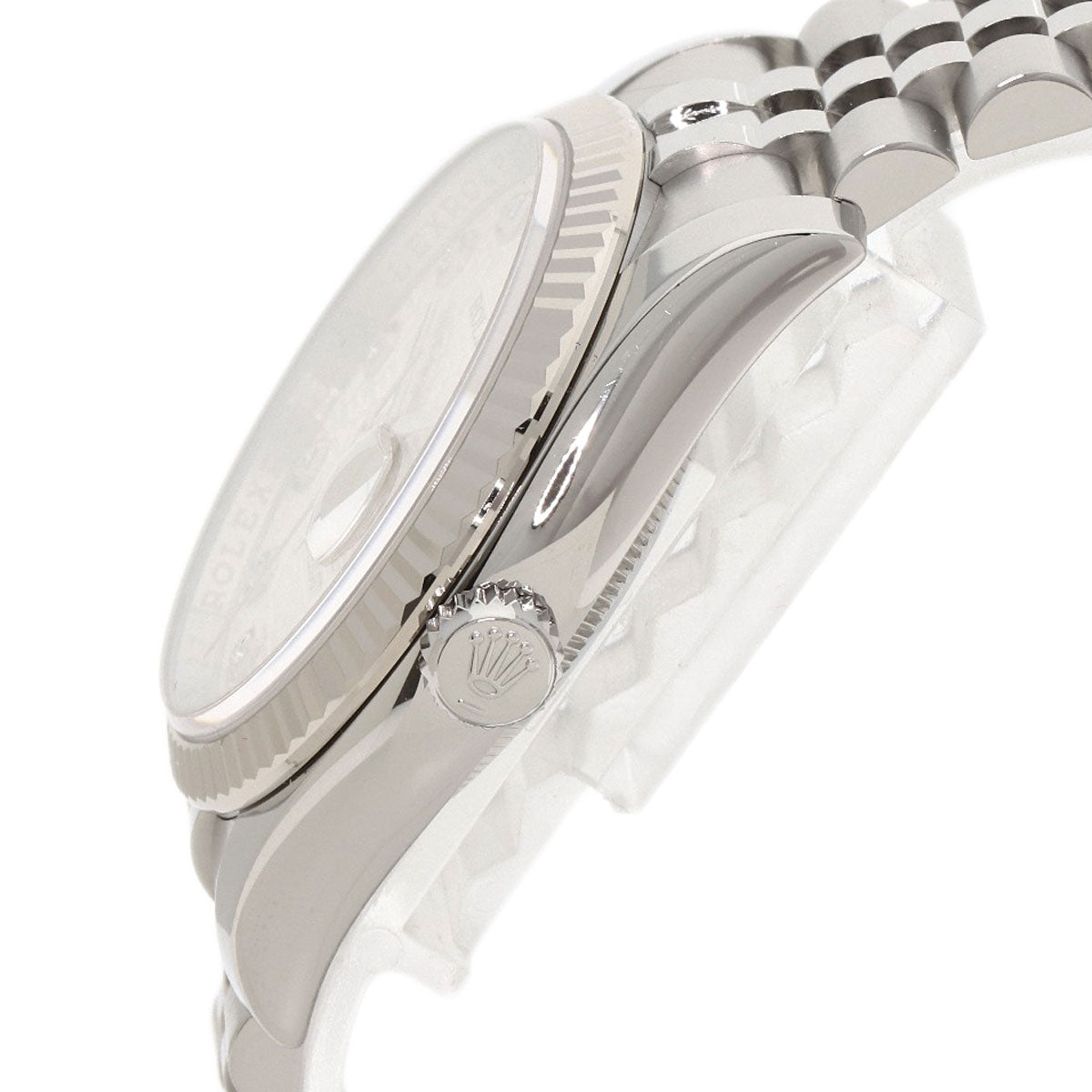ROLEX ロレックス 116234G デイトジャスト 10P ダイヤモンド 腕時計 SS メンズ 中古
