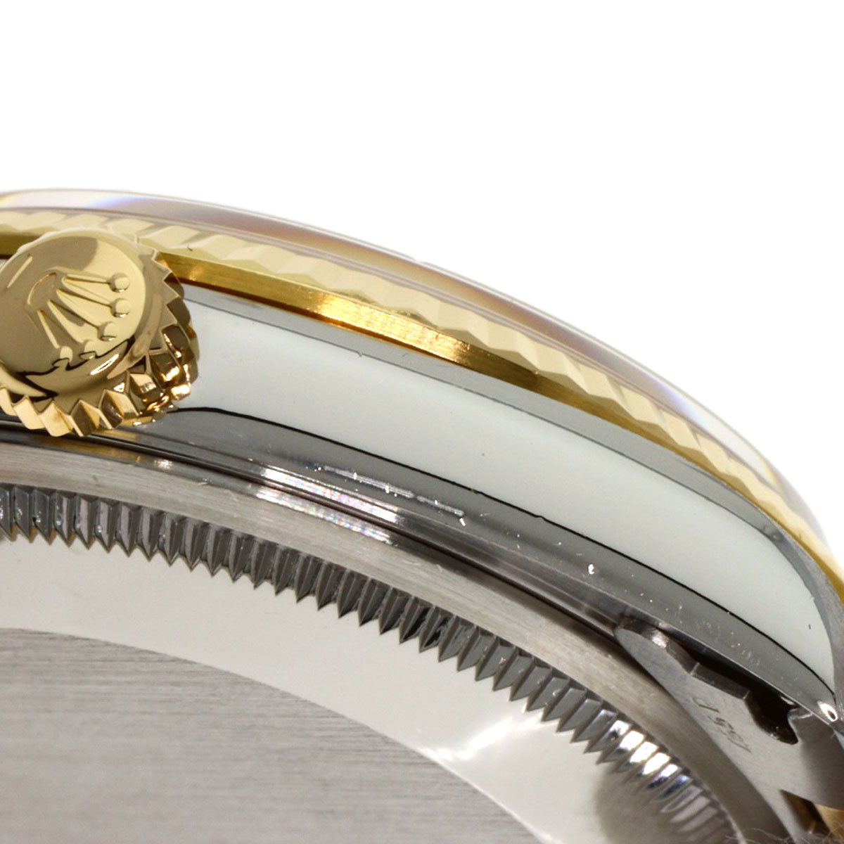 ROLEX ロレックス 16233G デイトジャスト 10P ダイヤモンド 腕時計 SS メンズ 中古