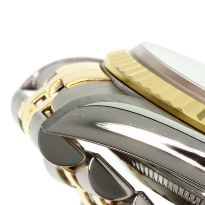 ROLEX ロレックス 16233G デイトジャスト 10P ダイヤモンド 腕時計 SS メンズ 中古