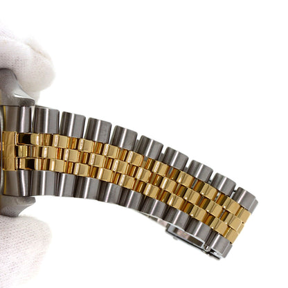 ROLEX ロレックス 16233G デイトジャスト 10P ダイヤモンド 腕時計 SS メンズ 中古