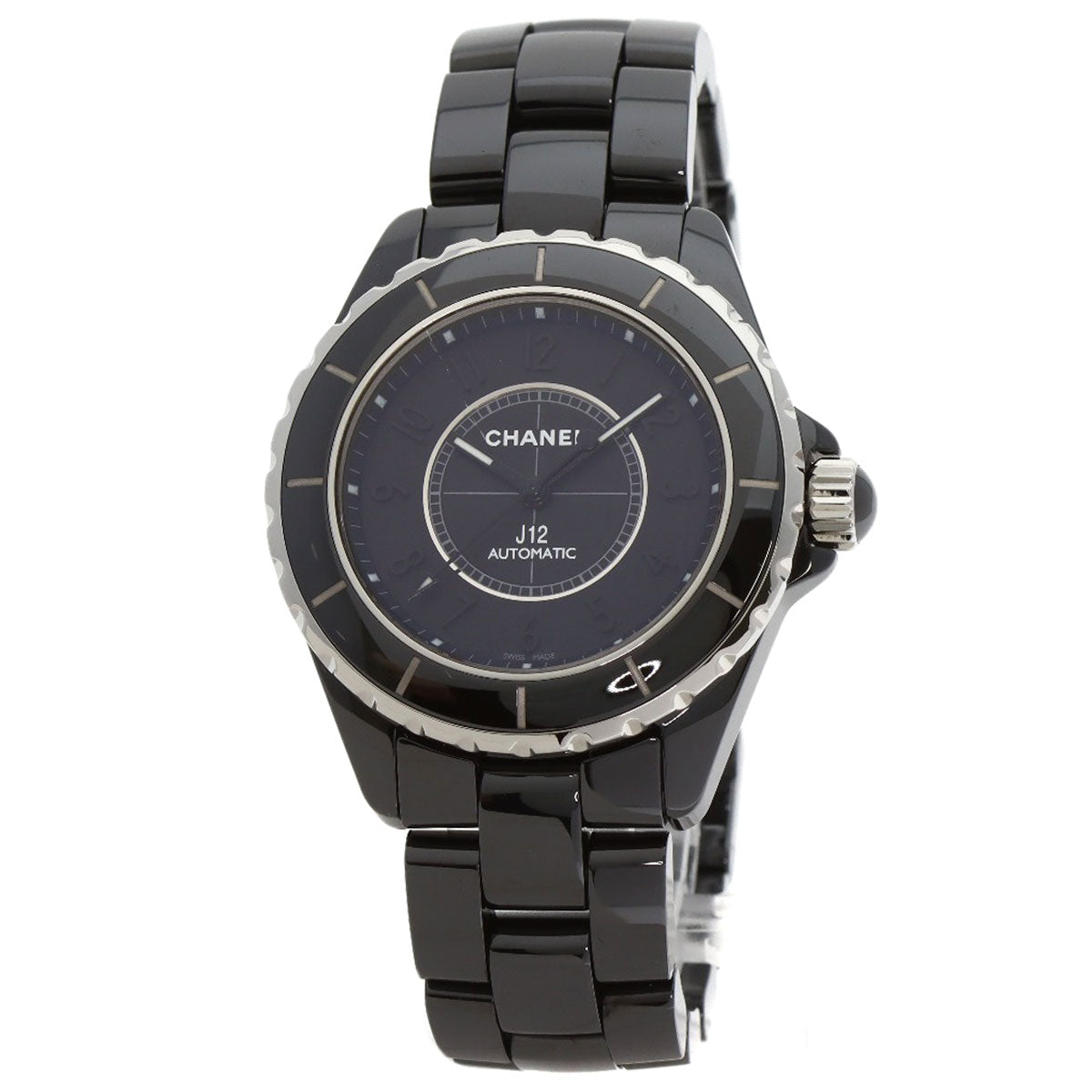 CHANEL シャネル H3829 J12 38mm インテンスブラック 腕時計 セラミック メンズ 中古