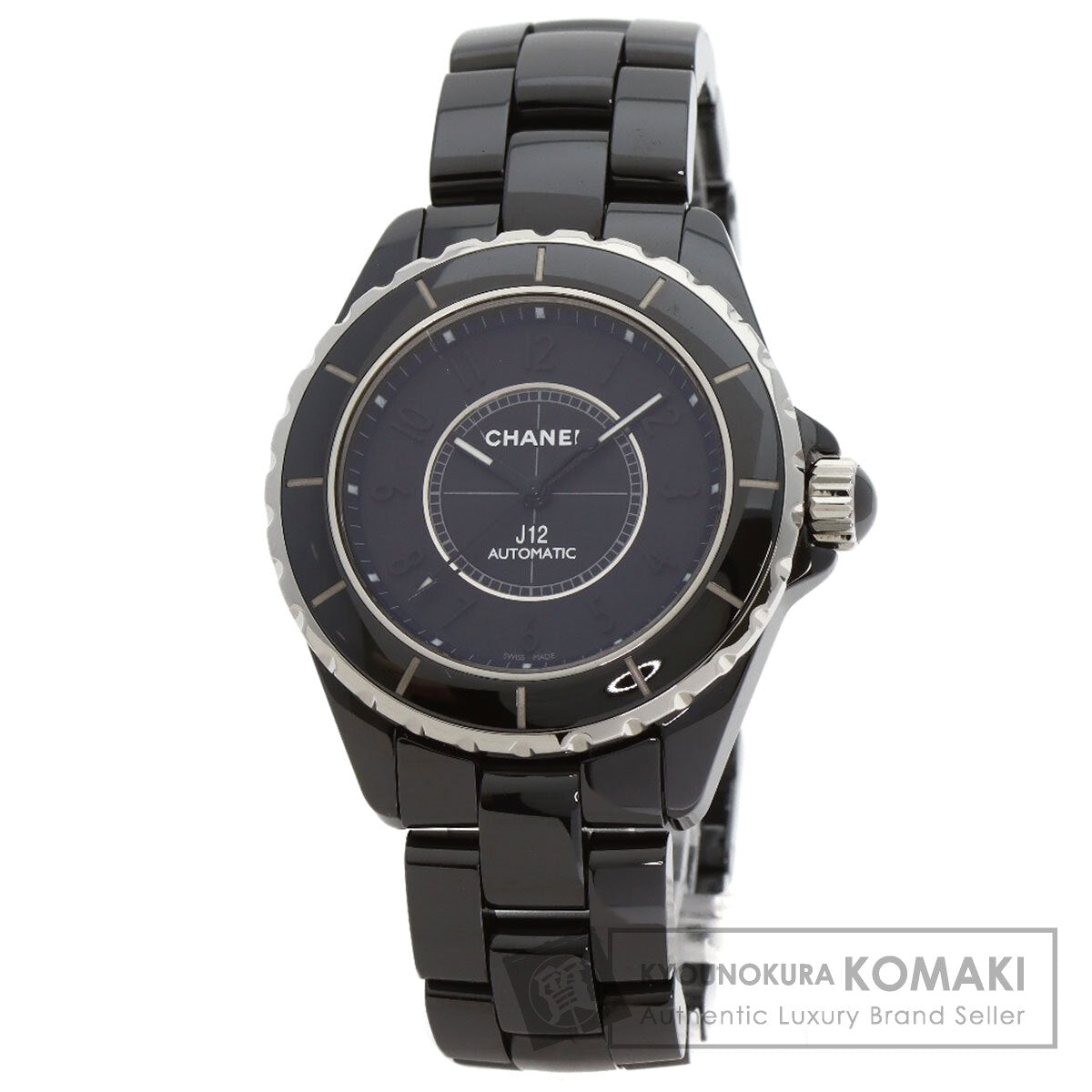 CHANEL シャネル H3829 J12 38mm インテンスブラック 腕時計 セラミック メンズ 中古