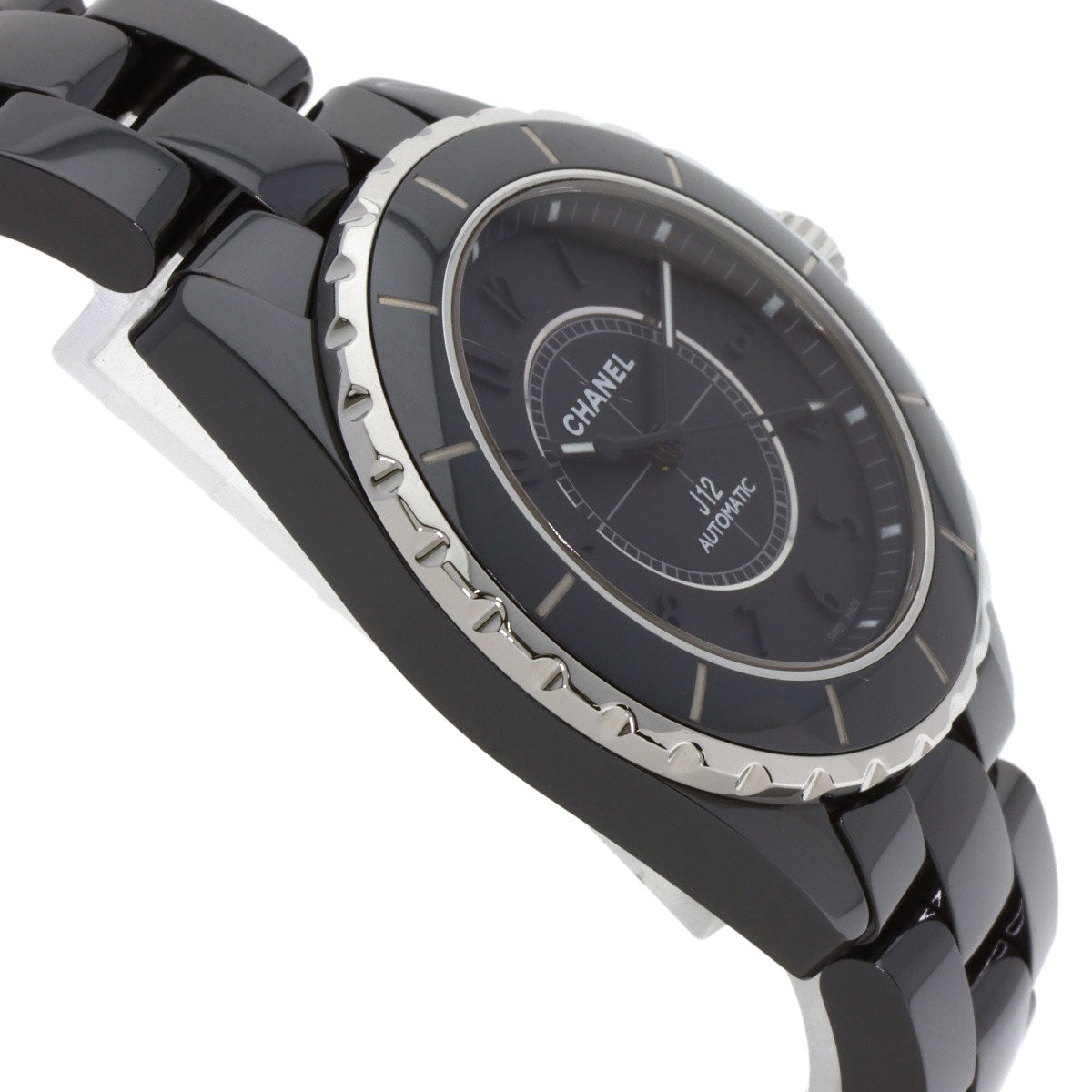CHANEL シャネル H3829 J12 38mm インテンスブラック 腕時計 セラミック メンズ 中古