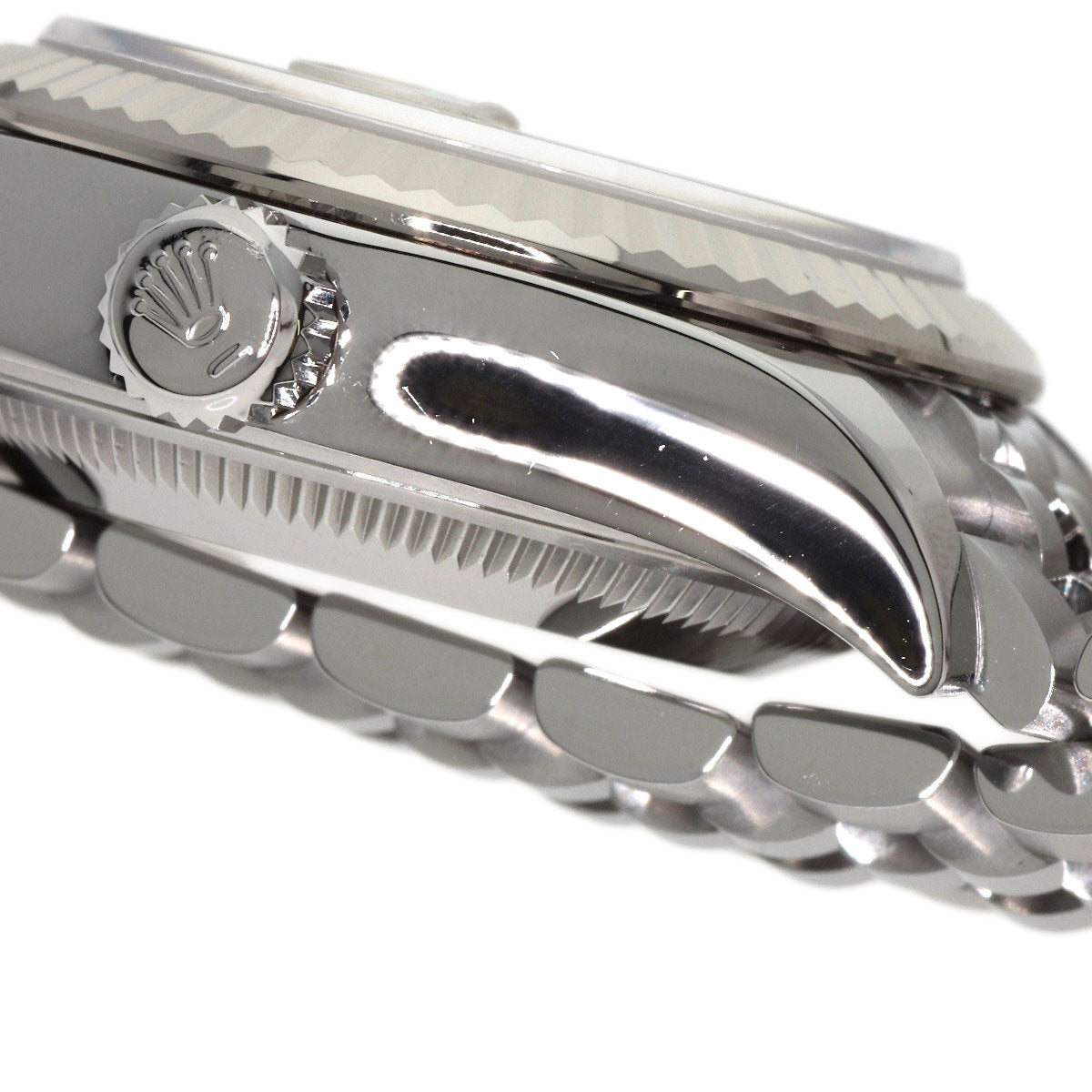 ROLEX ロレックス 279174NG デイトジャスト 10P ダイヤモンド 腕時計 SS レディース 中古