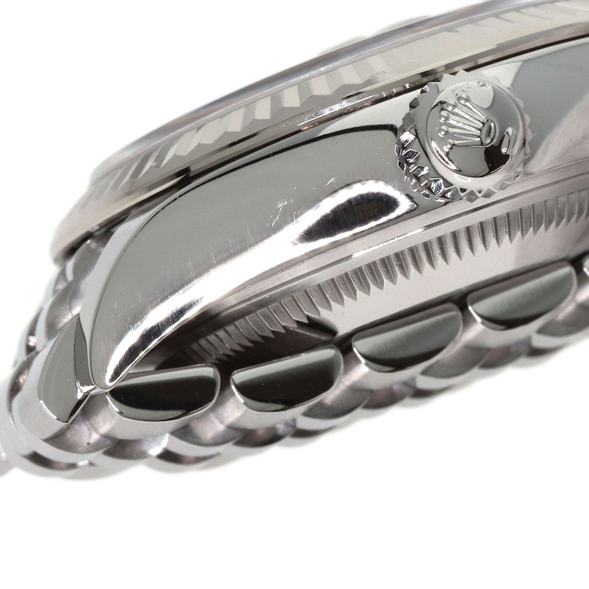 ROLEX ロレックス 279174NG デイトジャスト 10P ダイヤモンド 腕時計 SS レディース 中古