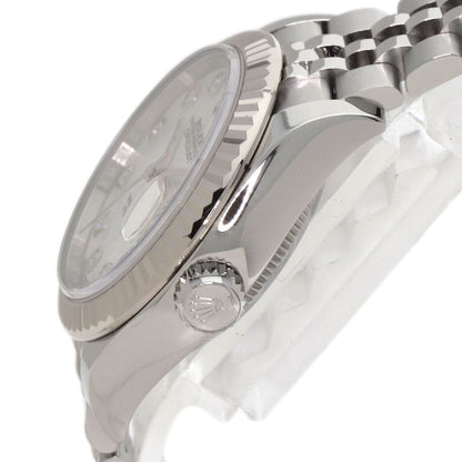 ROLEX ロレックス 279174NG デイトジャスト 10P ダイヤモンド 腕時計 SS レディース 中古
