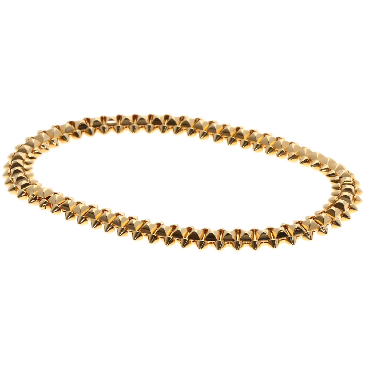 CARTIER カルティエ クラッシュ ドゥ カルティエ フレキシブル ミディアム モデル #21 ブレスレット K18PG レディース 中古
