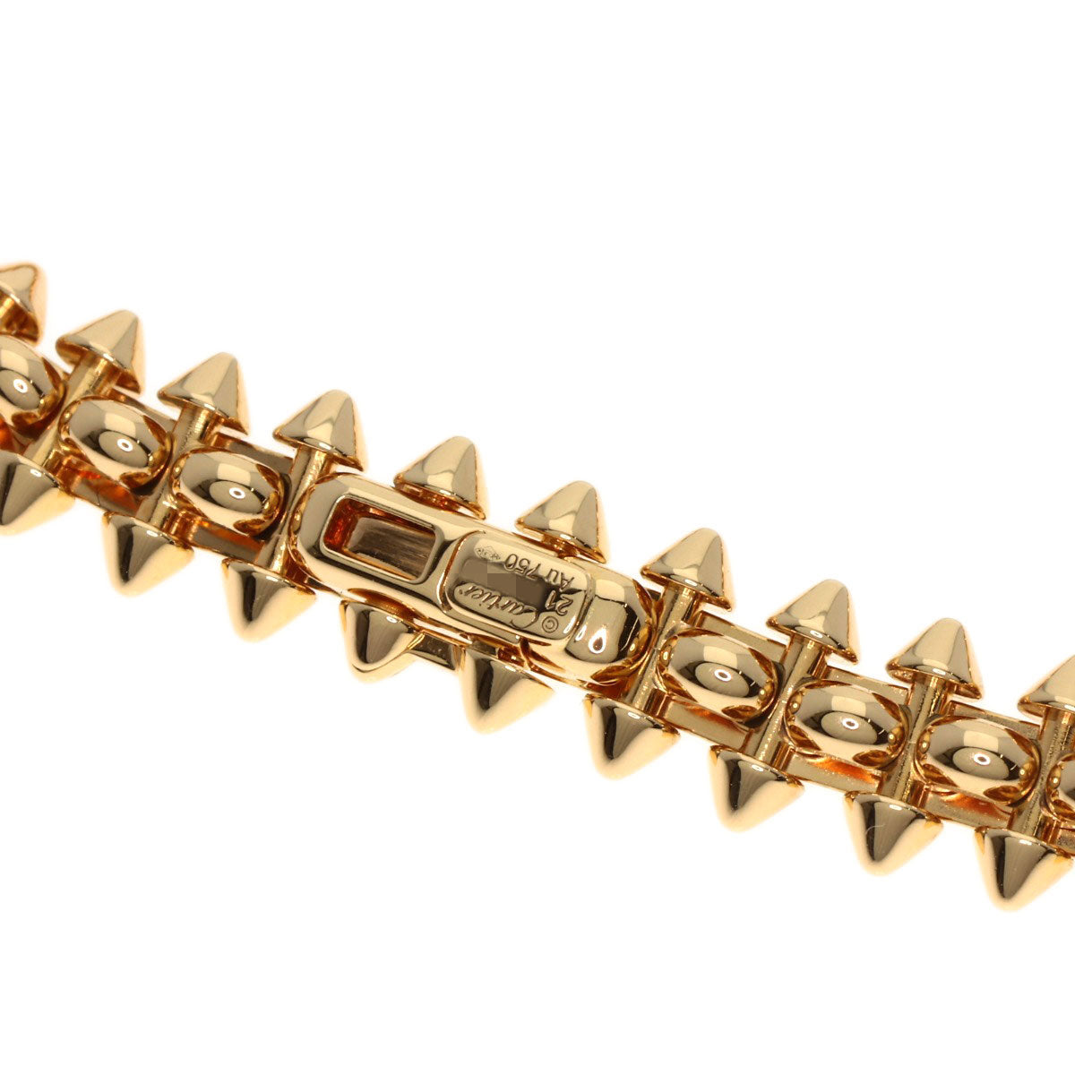CARTIER カルティエ クラッシュ ドゥ カルティエ フレキシブル ミディアム モデル #21 ブレスレット K18PG レディース 中古