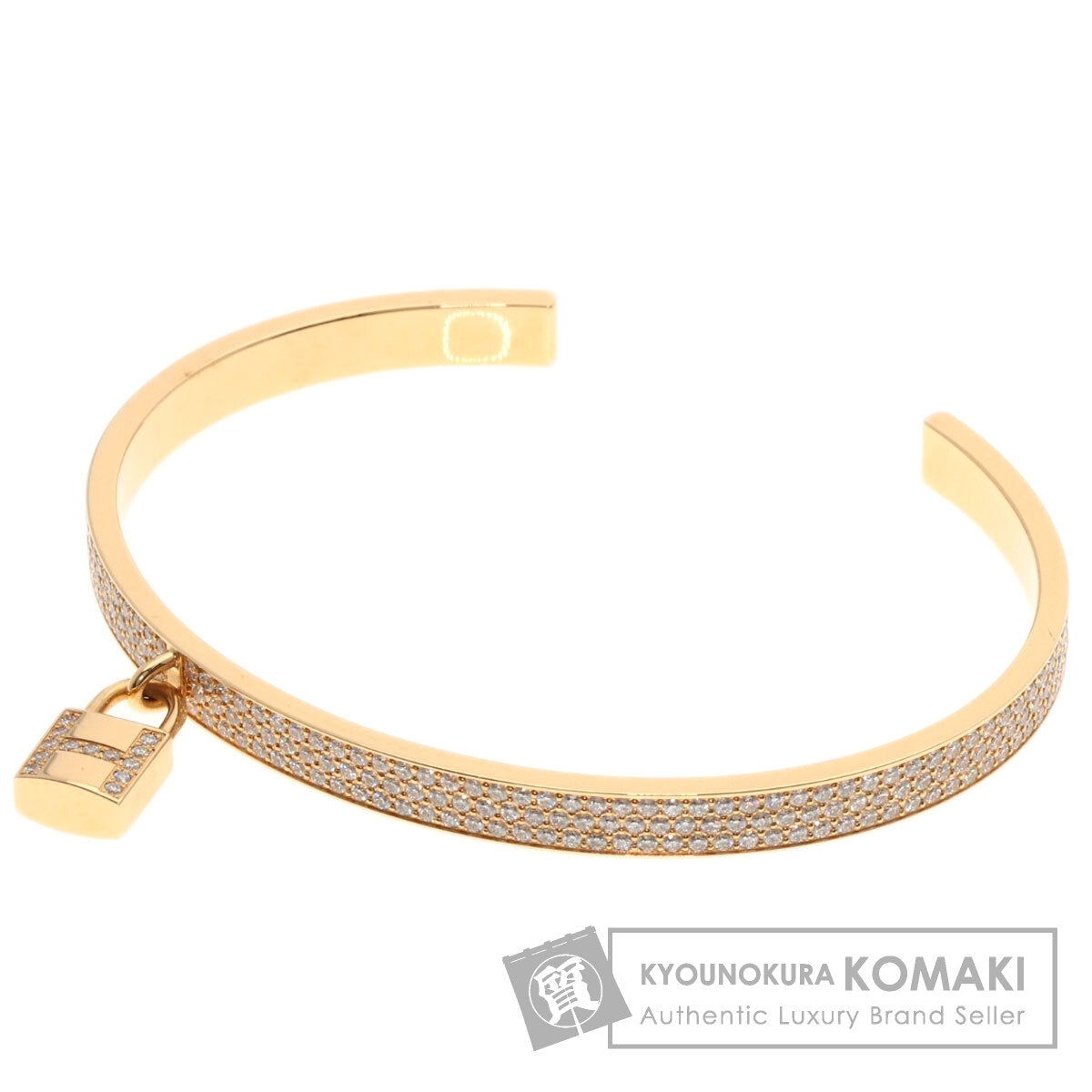 エルメス ケリー クロシェット パヴェ ダイヤモンド ブレスレット 中古 商品画像1