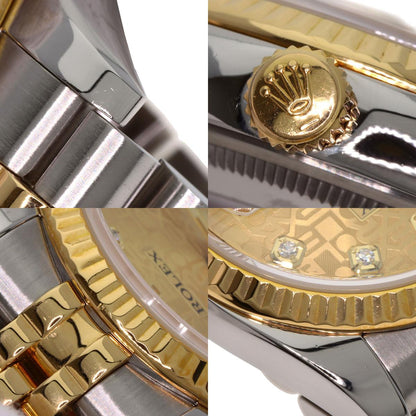 ROLEX ロレックス 116233G デイトジャスト 10P ダイヤモンド 腕時計 SS メンズ 中古