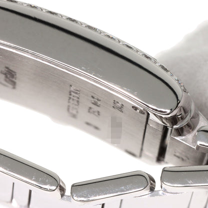 CARTIER カルティエ WE1002S3 タンクフランセーズ SM ベゼルダイヤモンド 腕時計 K18WG レディース 中古