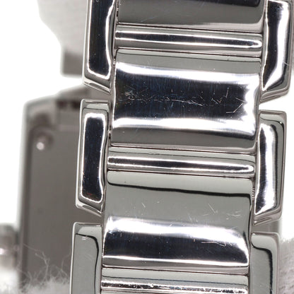 CARTIER カルティエ WE1002S3 タンクフランセーズ SM ベゼルダイヤモンド 腕時計 K18WG レディース 中古