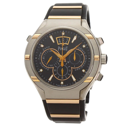 PIAGET ピアジェ GOA36002 ポロ45 フライバック クロノグラフ 腕時計 チタン メンズ 中古