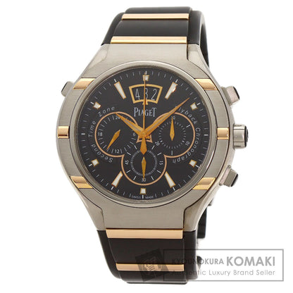 PIAGET ピアジェ GOA36002 ポロ45 フライバック クロノグラフ 腕時計 チタン メンズ 中古