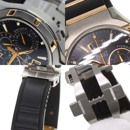 PIAGET ピアジェ GOA36002 ポロ45 フライバック クロノグラフ 腕時計 チタン メンズ 中古