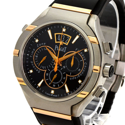 PIAGET ピアジェ GOA36002 ポロ45 フライバック クロノグラフ 腕時計 チタン メンズ 中古