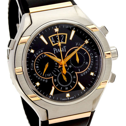 PIAGET ピアジェ GOA36002 ポロ45 フライバック クロノグラフ 腕時計 チタン メンズ 中古