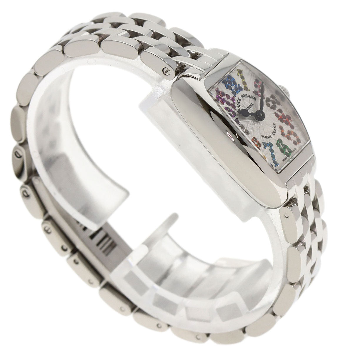 FRANCK MULLER フランクミュラー 2252 QZ MAG COL トノウカーベックス マジックカラー 腕時計 SS レディース 中古