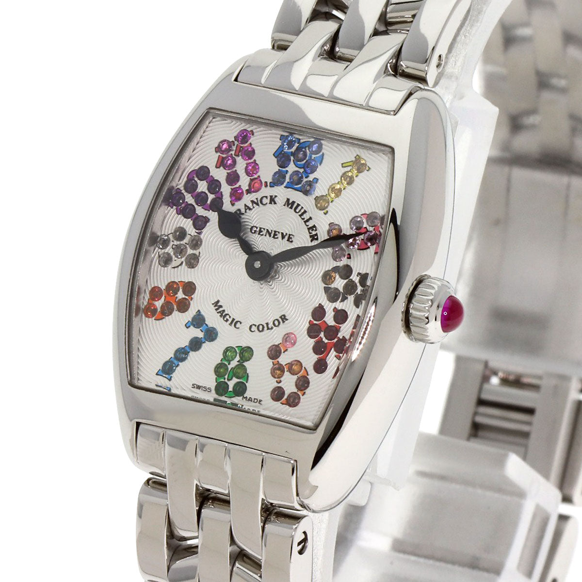 FRANCK MULLER フランクミュラー 2252 QZ MAG COL トノウカーベックス マジックカラー 腕時計 SS レディース 中古