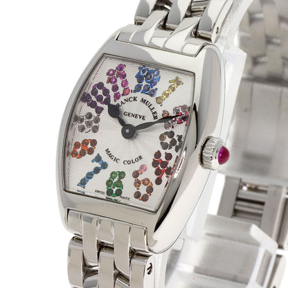FRANCK MULLER フランクミュラー 2252 QZ MAG COL トノウカーベックス マジックカラー 腕時計 SS レディース 中古