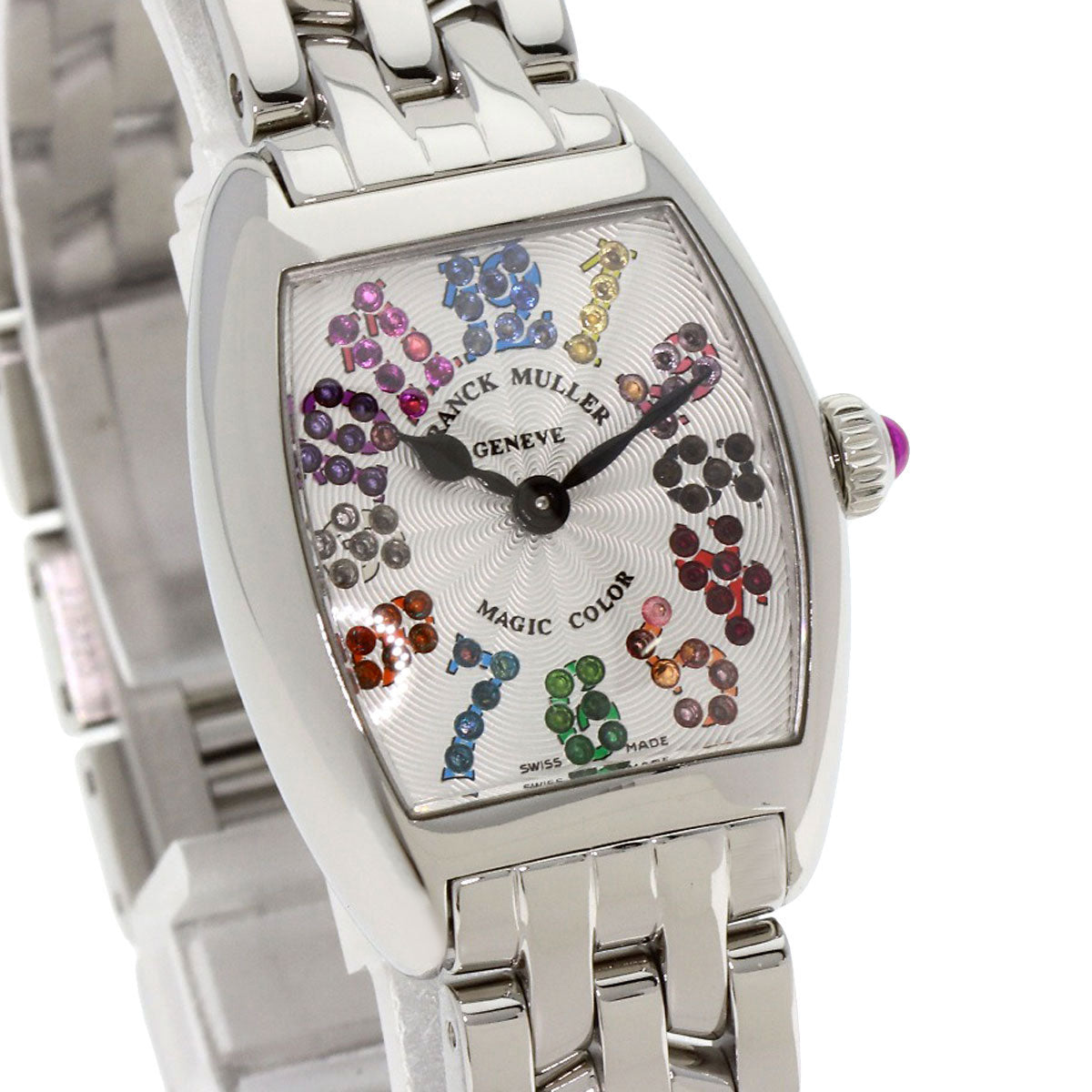 FRANCK MULLER フランクミュラー 2252 QZ MAG COL トノウカーベックス マジックカラー 腕時計 SS レディース 中古