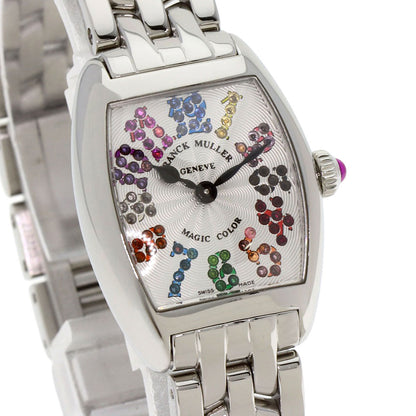 FRANCK MULLER フランクミュラー 2252 QZ MAG COL トノウカーベックス マジックカラー 腕時計 SS レディース 中古