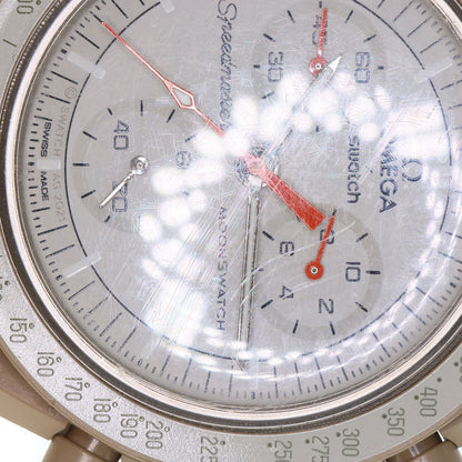Swatch スウォッチ SO33C100 オメガコラボ ムーンスウォッチ MISSON TO JUPITER 腕時計 セラミック メンズ 中古
