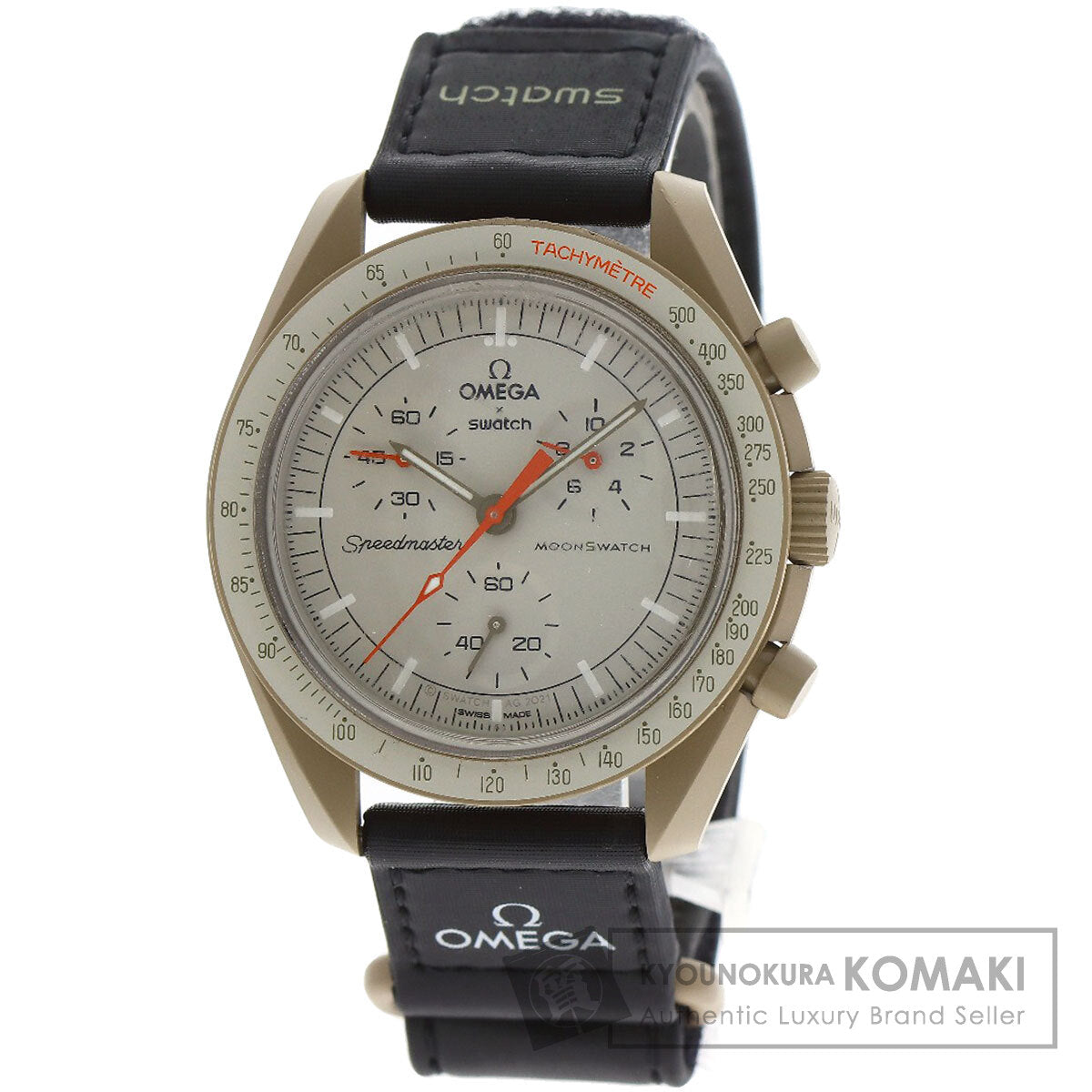 Swatch スウォッチ SO33C100 オメガコラボ ムーンスウォッチ MISSON TO JUPITER 腕時計 セラミック メンズ 中古