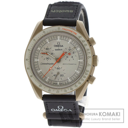 Swatch スウォッチ SO33C100 オメガコラボ ムーンスウォッチ MISSON TO JUPITER 腕時計 セラミック メンズ 中古